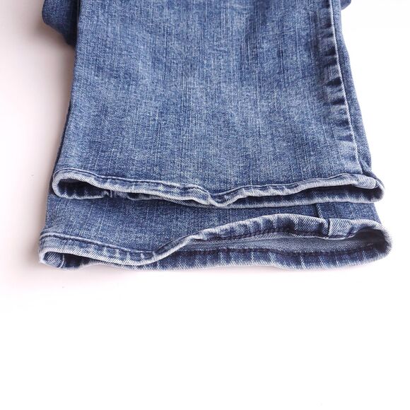 NYDJ Marilyn Straight Leg Blue Jeans Size 8 Sailor Pockets Lift Tuck Technology - Picture 5 of 12